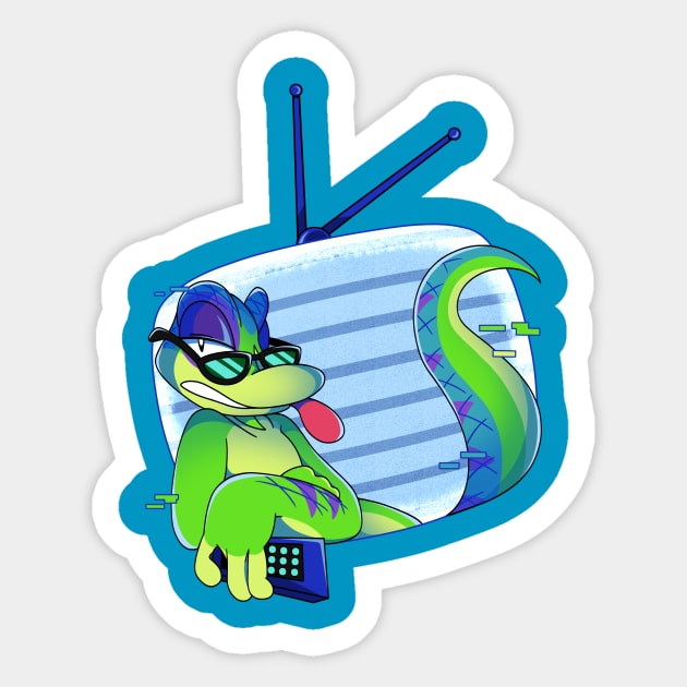 Static Cling Sticker by 8BitBritt